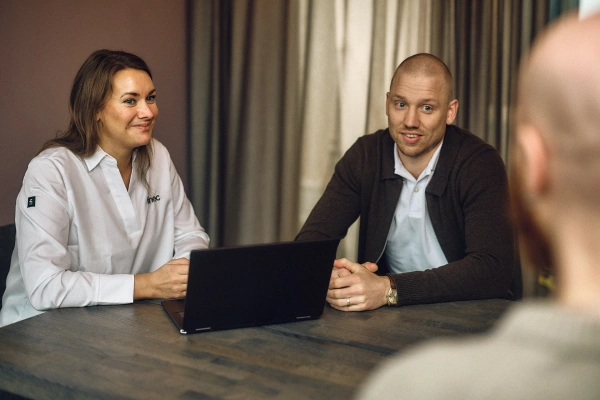 Bild på Erik och Louise
